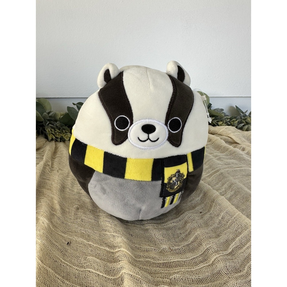 7" Squishmallow Kellytoy Plush Harry Potter‎ Hufflepuff Badger Wizarding World